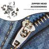 24 Set Metal Zipper Head Sliders Retainer Insertion Pin Zipper Stop Accessories Plug Zipper Repair Kit for Coat Home DIY (Mixed