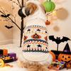 Knitwear Halloween Pet Sweater High Neck Cat Turtleneck Sweater Dog Pumpkin Pattern Coat Halloween
