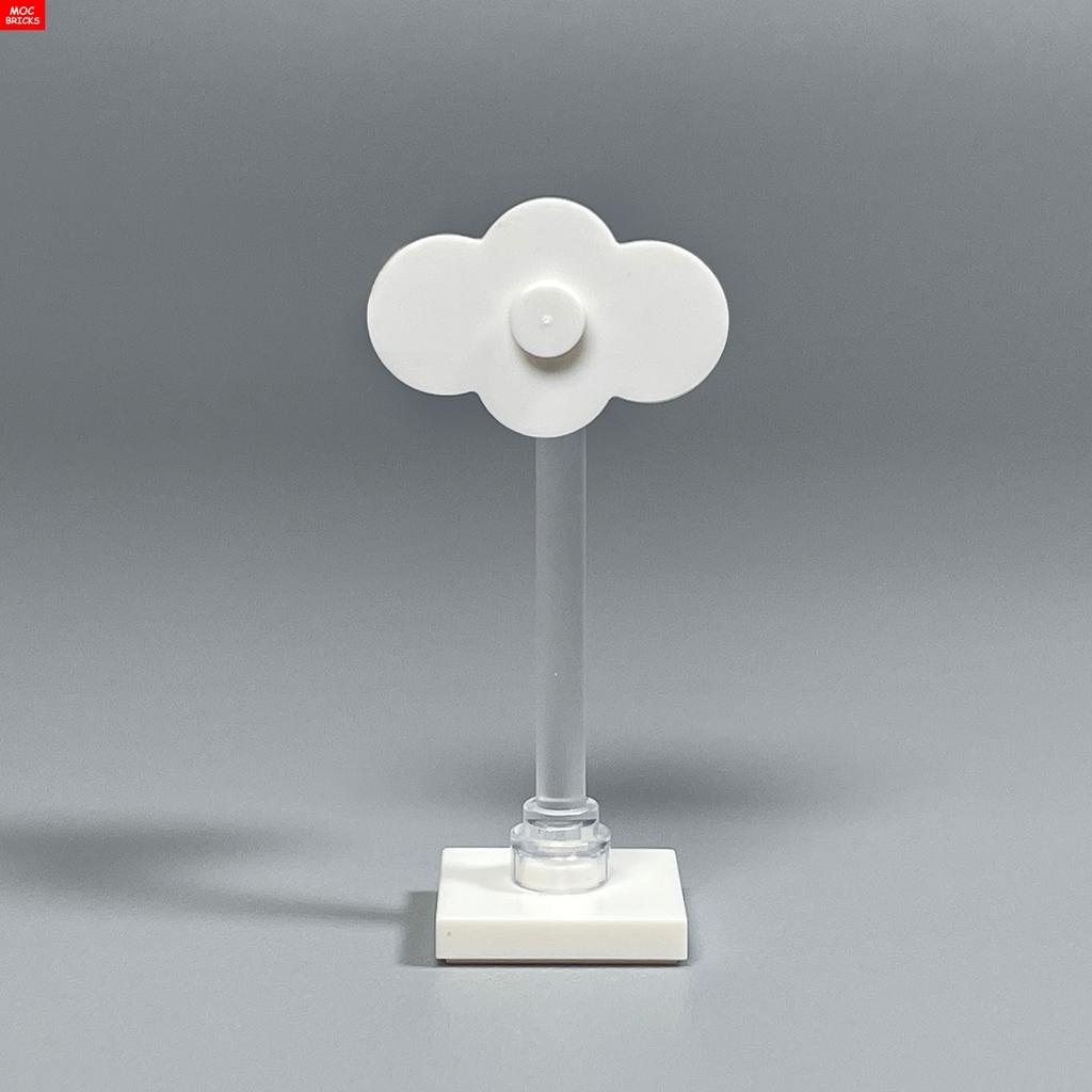 MOC Bricks White Plate 2x3 3x5 Floor Wall House Room Bedroom decorate Girl Building Blocks Children's Toys