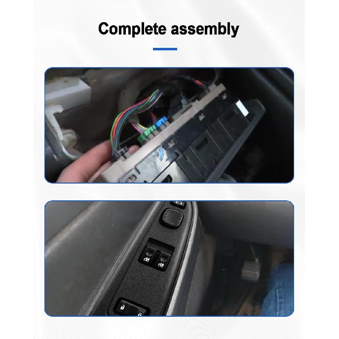 15883318 Master Power Window Switch W/Bezel Front Driver Side Fit For Chevy Silverado 1500/2500/3500 & GMC Sierra 1500/2500/3500 2003-2007, Replace