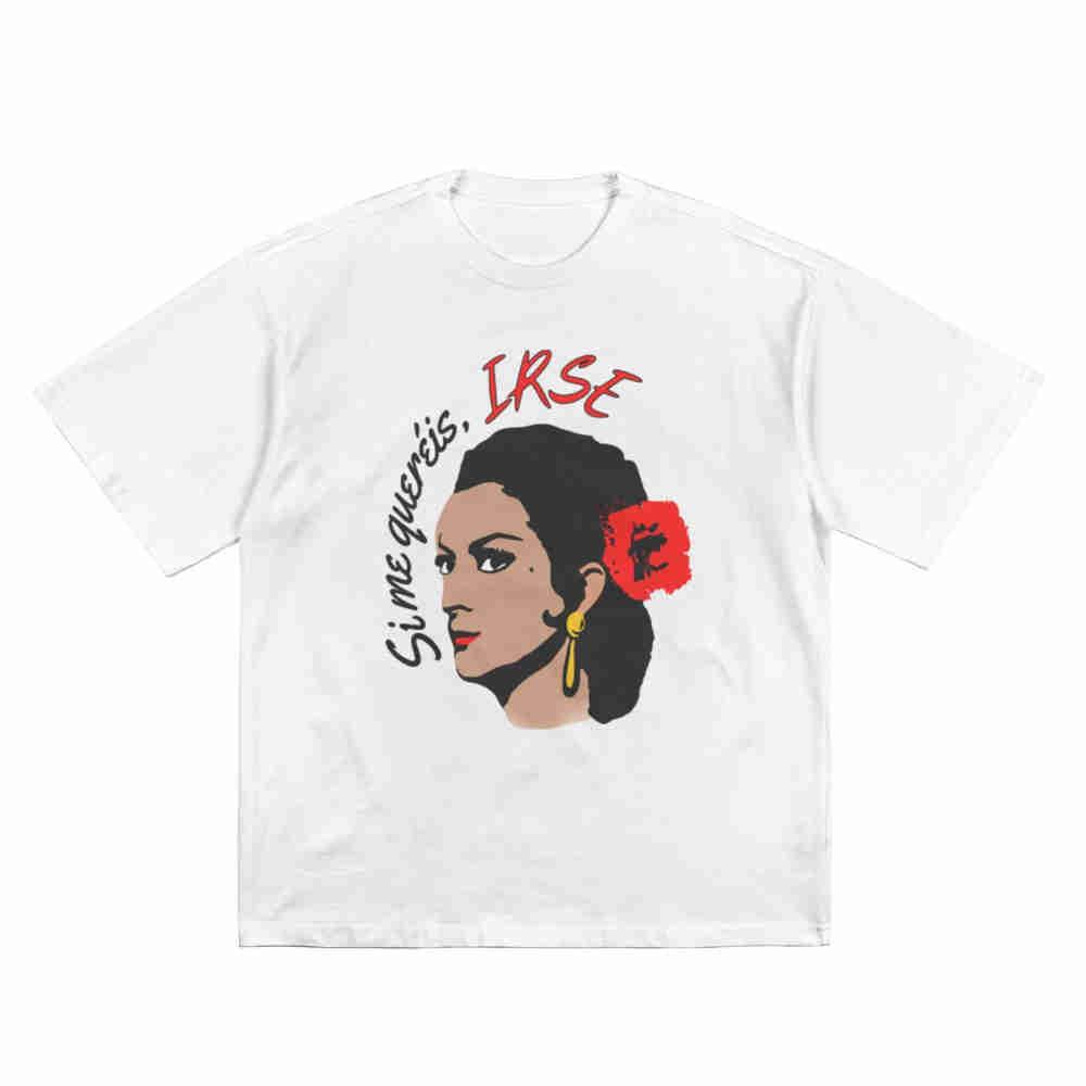 Wenn du willst, dass ich gehe Kurzarm-T-Shirt 100% Baumwolle T-Shirt