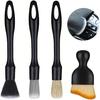 Car Detailing Brush Set, 4PCS Ultra Soft Detail Brushes For Interior & Exterior Cleaning Professional Auto Detailing Brushes For Car Wash, Wheels,