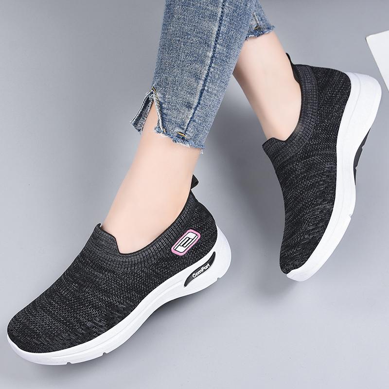 Mode 2024 Neuer Stil Vier Jahreszeiten Mode Bequem Lässig Walking Sport Damen Schuhe Atmungsaktive Sneaker Slipper