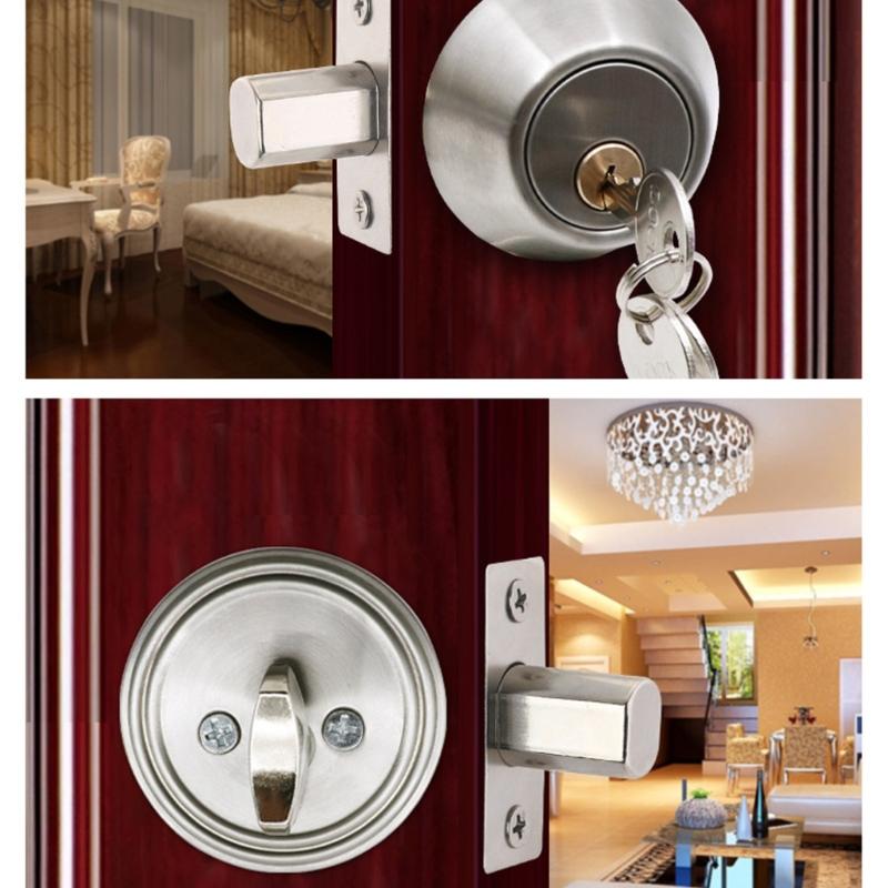 Keyed Entry Deadlock Lock Rekeying Feature Quick Adjustable Backsets Tool Easy Installation For Standard Door