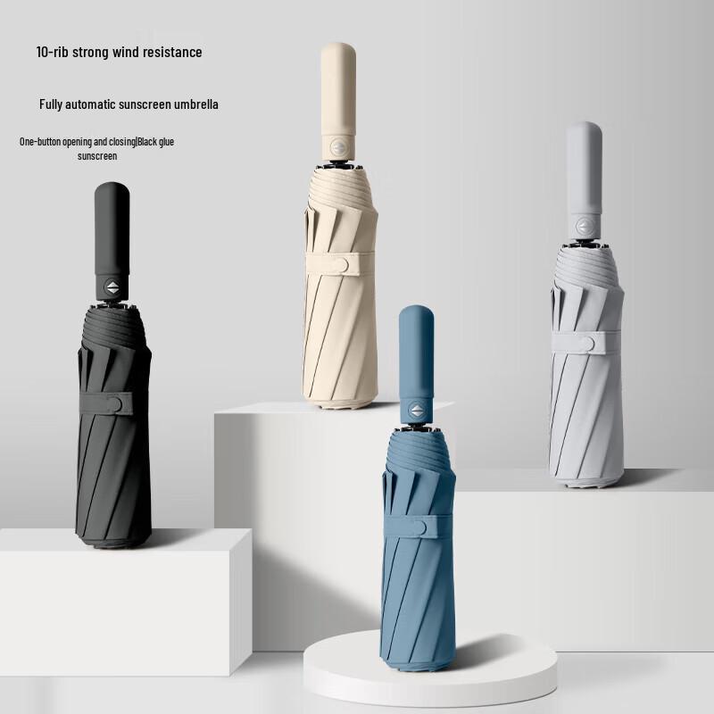 Automatic 10-Rib Sun/Rain Umbrella