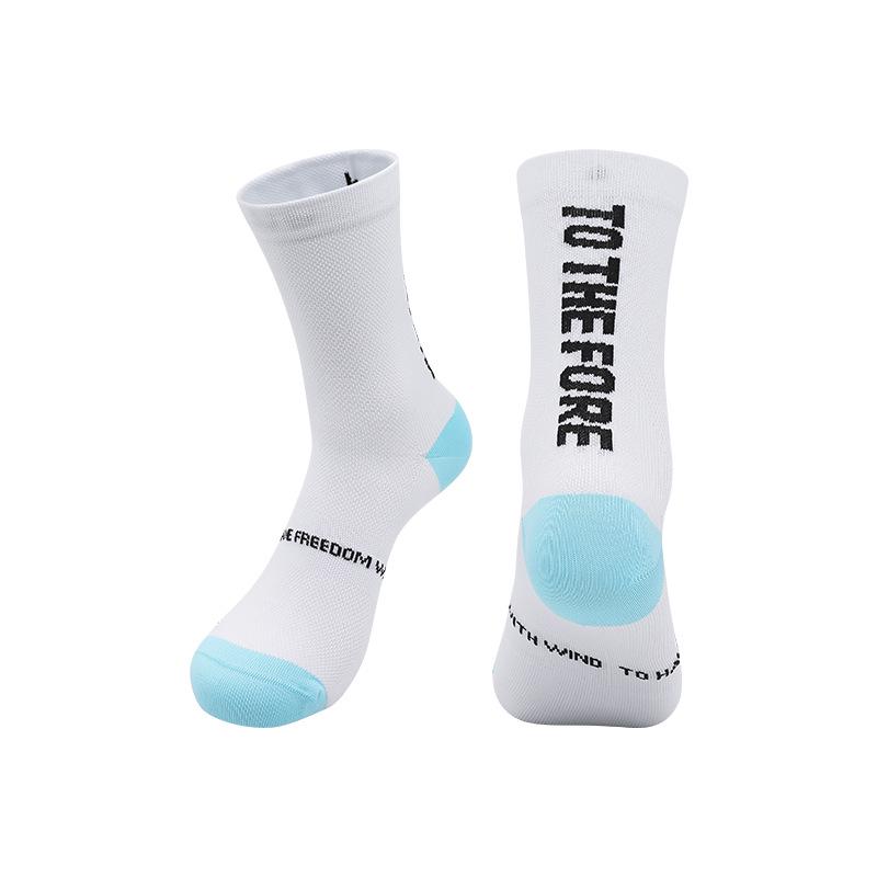 Premium Unisex Mid-Calf Running Socks, Terry Bottom, Ideal for Cycling and Fitness