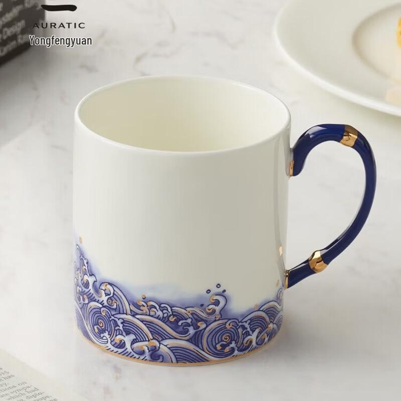 Auratic Mr. Porcelain Sea Pearl Ceramic Mug