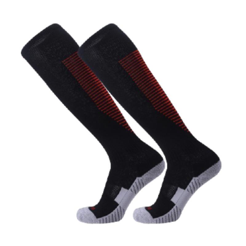 Children'S Overknee Football Socks Men'S Thickened Towel Socks Stockings Sports Socks Sweat-Absorbing Breathable Non-Slip Socks