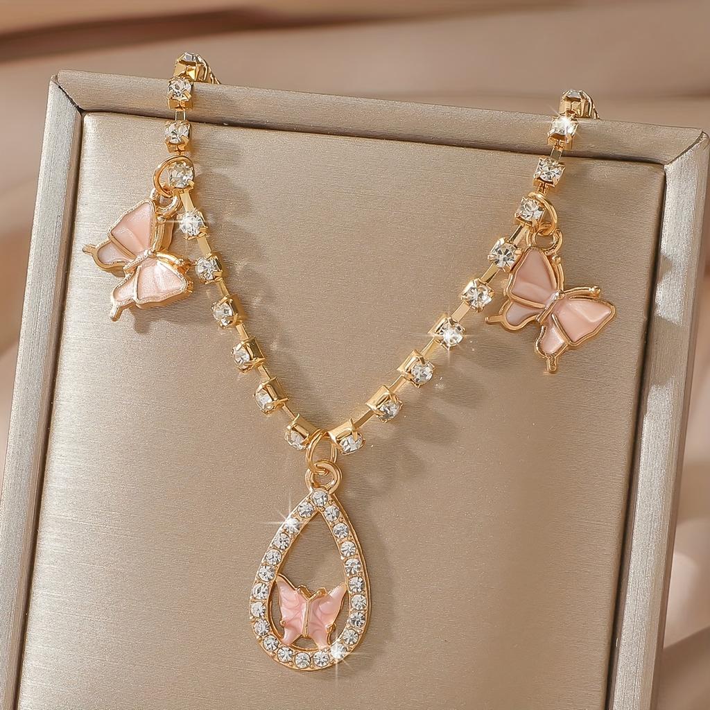 Cute Butterfly Elegant Anklet Bohemian Style Fashionable Women's Jewelry for Summer Beach Daily Wear