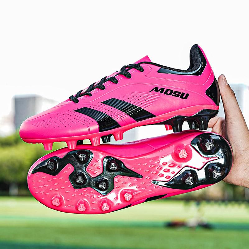 35-45 Pantofi de Fotbal Mărime Mare pentru Copii Bărbați Top Jos Crampoane Lungi Exterior Antiderapant Ghete de Fotbal Profesionale pentru Antrenament