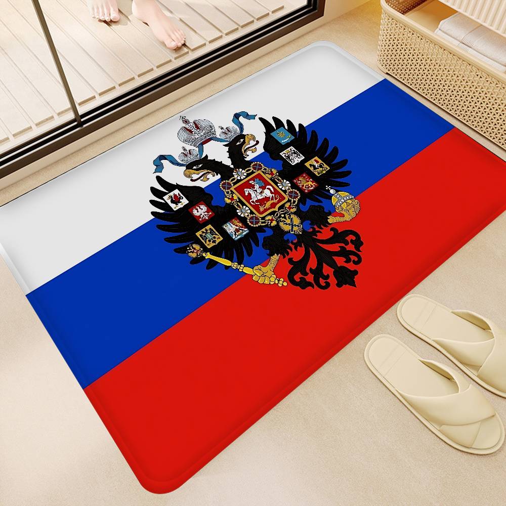 R-Russian Flag Room Mats Retro Multiple Choice Living Room Kitchen Rug Non-Slip Welcome Rug