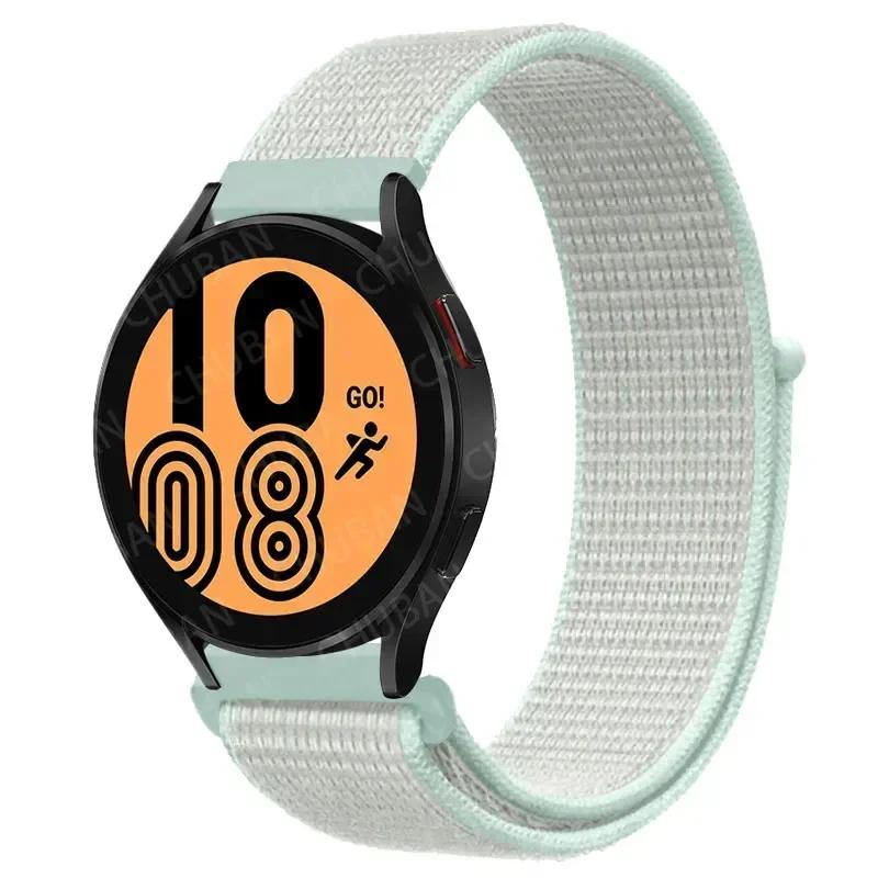 20mm/22mm Nylon Loop For Samsung Galaxy Watch 7/6/4/Classic/3/5/pro/Active 2 Sport Breathable Band Huawei Watch GT 4-3-2e Strap