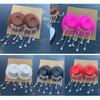 Sparkling Fringe Cowboy Hat Earrings for Music Festivals Party Western Hat Dangle Earrings Cowboy Hat Earrings Jewelry