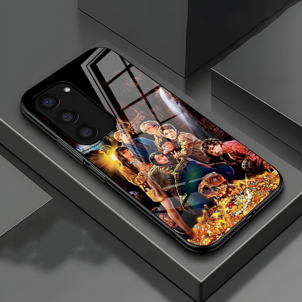 The Goonies Phone Case For Samsung S26 S25 S24 FE S23 S22 S21 Plus S20 Ultra Note20Ultra Black Glass Cover