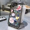 Lotus Flower Transparent Phone Case For iPhone 11 Case iPhone 13 14 12 15 16 Pro Max XR XS X 7 8 Plus SE 2020 Shockproof Cover