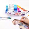 100 Farben Doppelspitzen Pinselstifte Malerei Kunstmarker Zeichnen