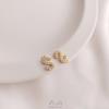 14K Gold Plated Zircon Alphabet Pendant for DIY Jewelry Accessories