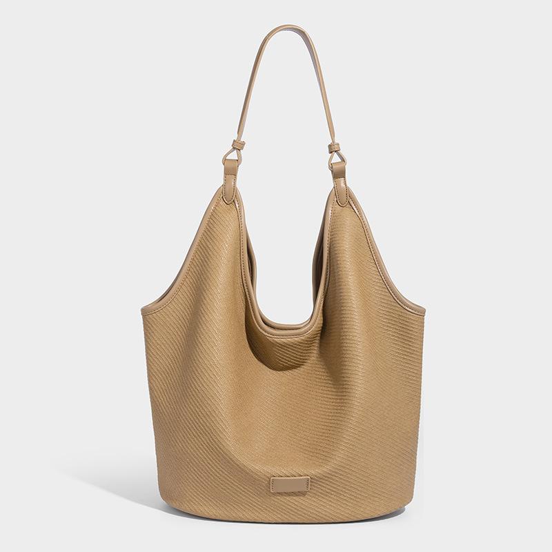 

Casual Large Bag for Women 2025 New Trendy Versatile Shoulder Bag Large Capacity Tote Bag for Class and Commuting хаки
