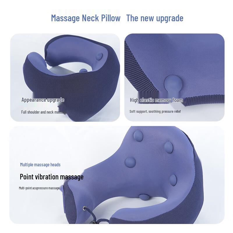 Portable Cervical Neck & Shoulder Massager Pillow with Heat