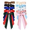 Polyester Double Layer Bow Hair Ribbon Clip: Sweet Duckbill Hairpin Accessories