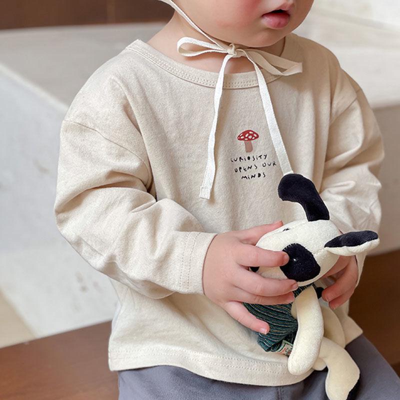 Baby Three-Piece Long Sleeve Crew Neck Tee Set – Spring Collection