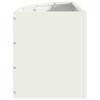 Corner Planter White 30 x 30 x 35 cm Steel