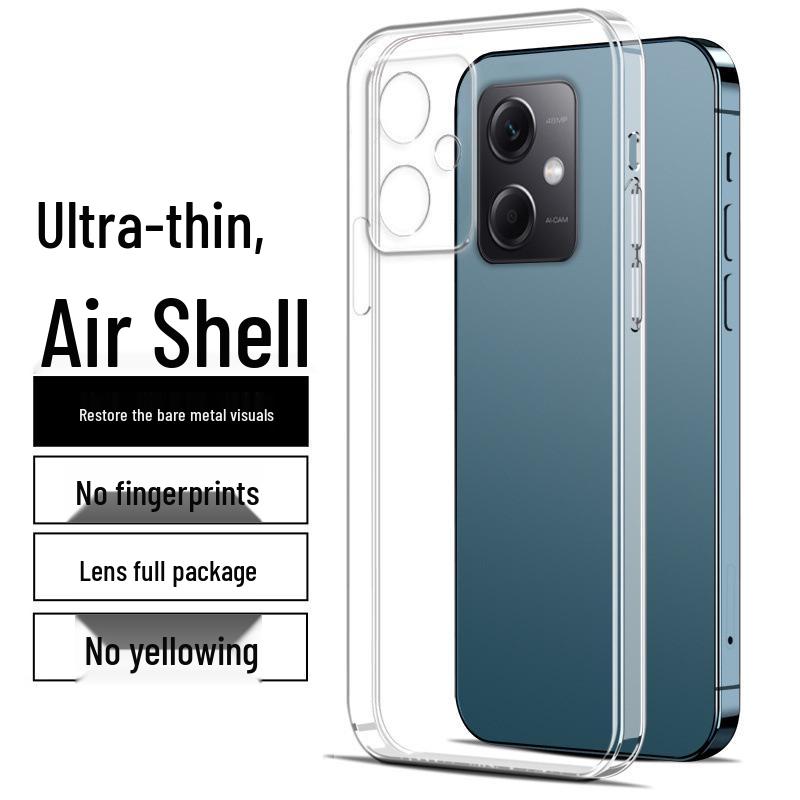 Průhledný silikonový obal pro Redmi Note 7/8/9/10/11/12/12 Pro