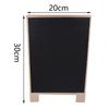 Art Wood Blackboard Blackboard Board Chalk Children Decor Easel Wooden 30*20CM Writing Kids Memo Board Rectangle