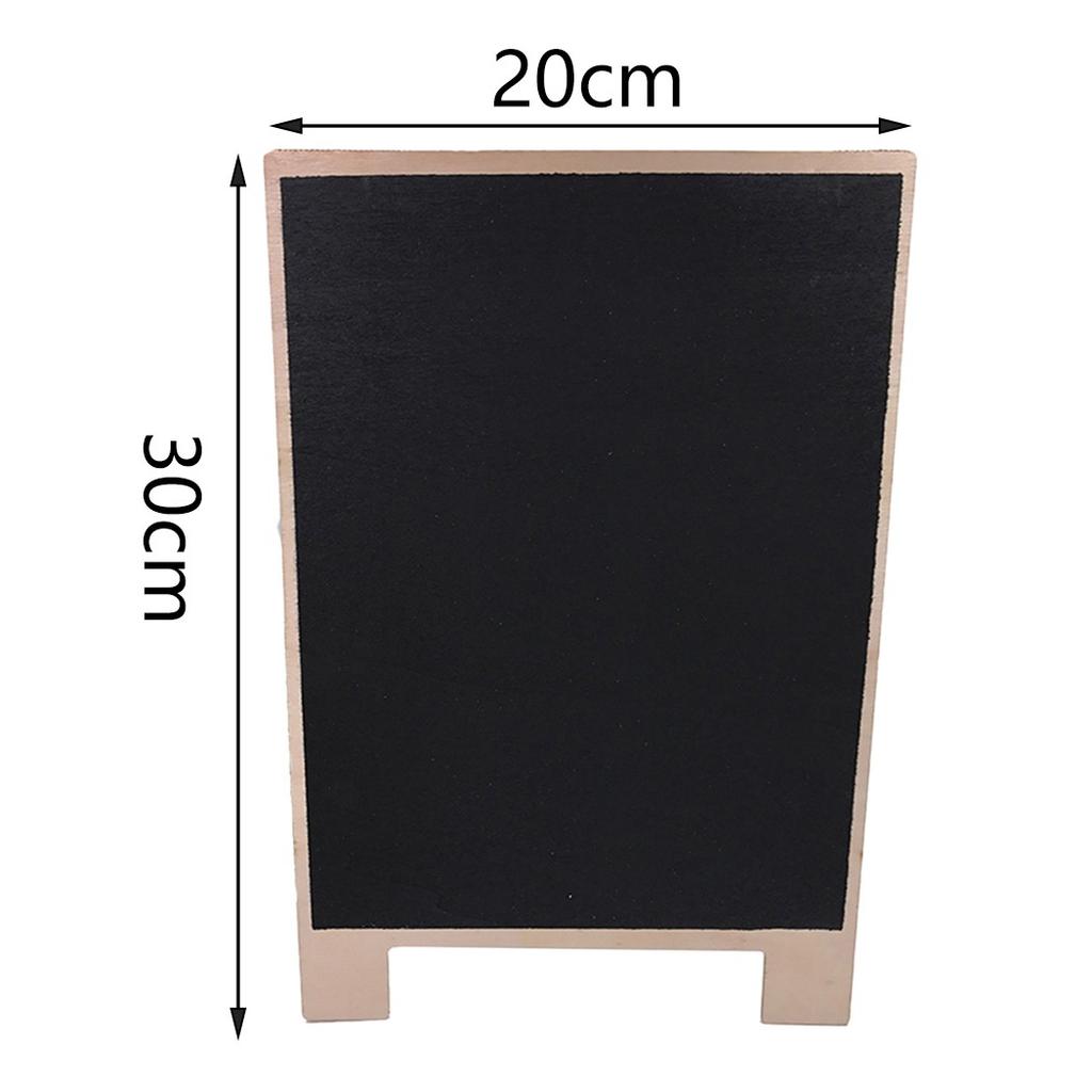 Art Wood Blackboard Blackboard Board Chalk Children Decor Easel Wooden 30*20CM Writing Kids Memo Board Rectangle