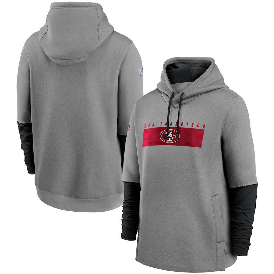 Men s clothing European and American sports print hooded sweater men s NFL American football jersey S