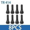 4/8/10/24/50/100PCS TR413 TR414 Tire Valve Stem Rubber Car Motorcycle Wheel Valve Core Replacement Auto Tire Repair Accessories Stem Caps1