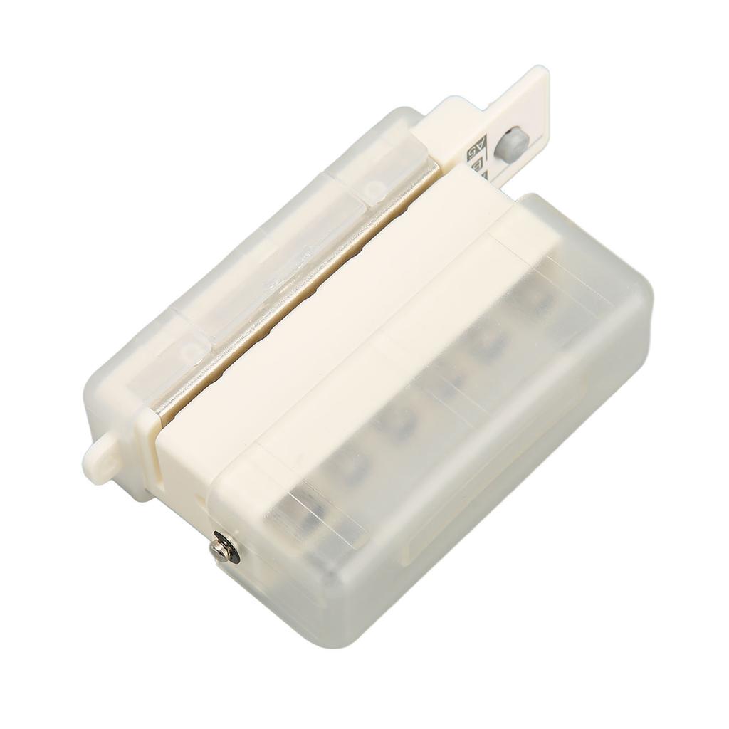 Děrovačka na papír se 6 otvory Přenosná Roztomilý styl ABS Ruční ovládání Hloubka děrování 7 mm Stolní děrovačka