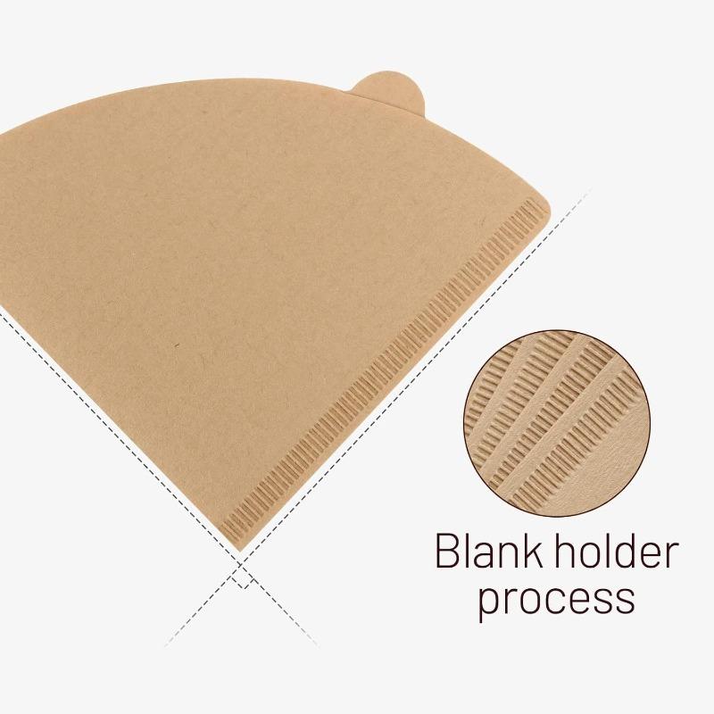 Coffee Filters Unbleached Disposable Coffee Filters Paper Fits for Drip and Compatible with Pour Over Coffee Maker