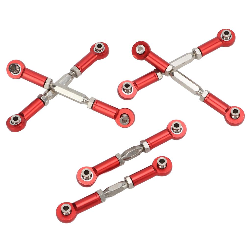 RC Rod Mount Metal Pull Rod Base Mount RC Upgrade Parts for ARRMA Senton for Granite for Big for Rock 1 10 RC Car Red