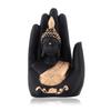 Golden Handcrafted Palm Buddha Idol For Home, Office & Gifts - Palm Buddha