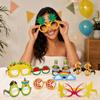Funny Glasses 10 Pack, Novelty Party Photo Booth Props with 2 Styles, Birthday Party Decoration Supplies for Adults & Kids