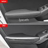 For Honda Civic 11th Gen   Carbon Fiber Car Door Armrest Panel Cover Trim Decorative Sticker Interior Accessories