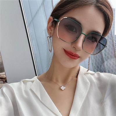 Occhiali da sole da donna di nuovo stile, versione coreana, donne alla moda, viso grande, viso tondo, dimagrimento, riprese in diretta, occhiali da sole estivi