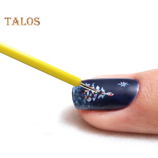 5Pcs/Set Nail Dotting Pen Dual Head Embossing Pen Pattern Tracing Stylus Nail Art Tools for DIY Manicure