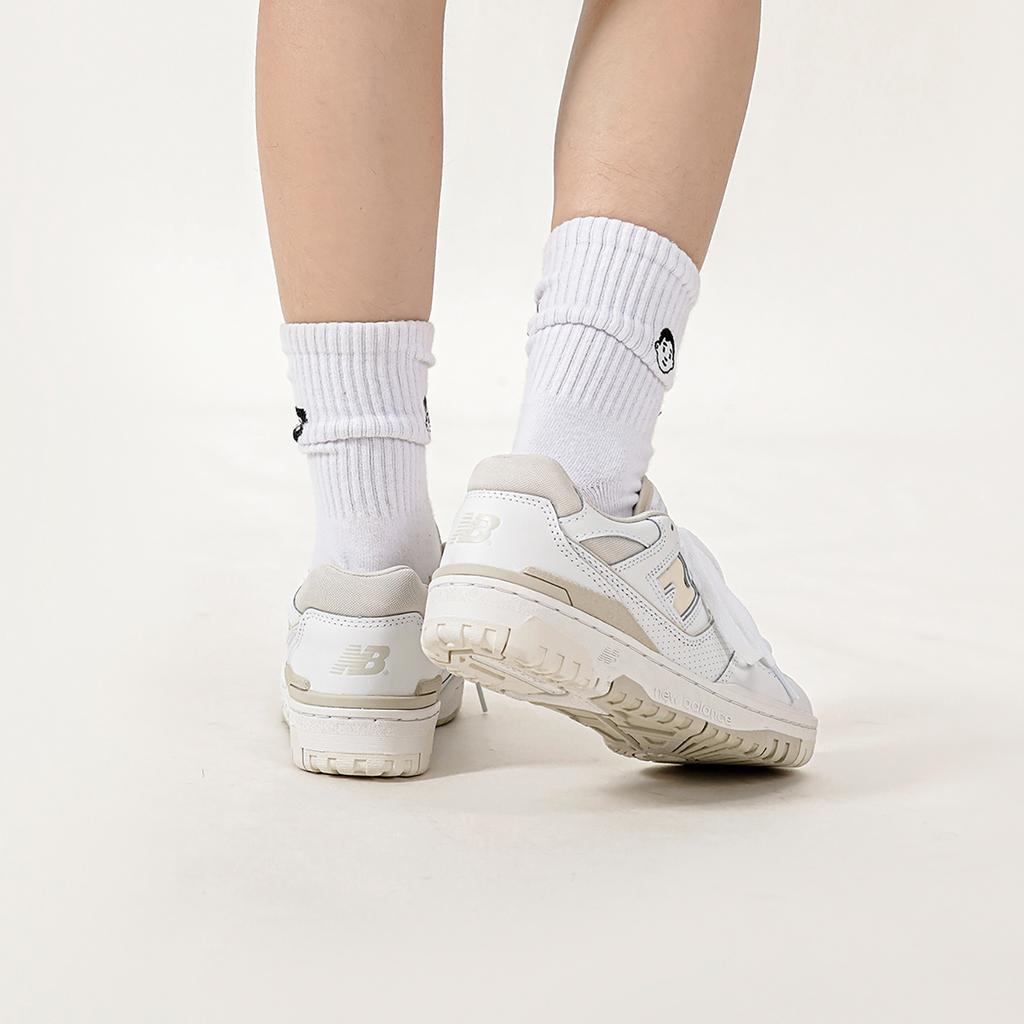 New Balance 550 Sølv Bjørk Dame Joggesko Hvit BBW550WS