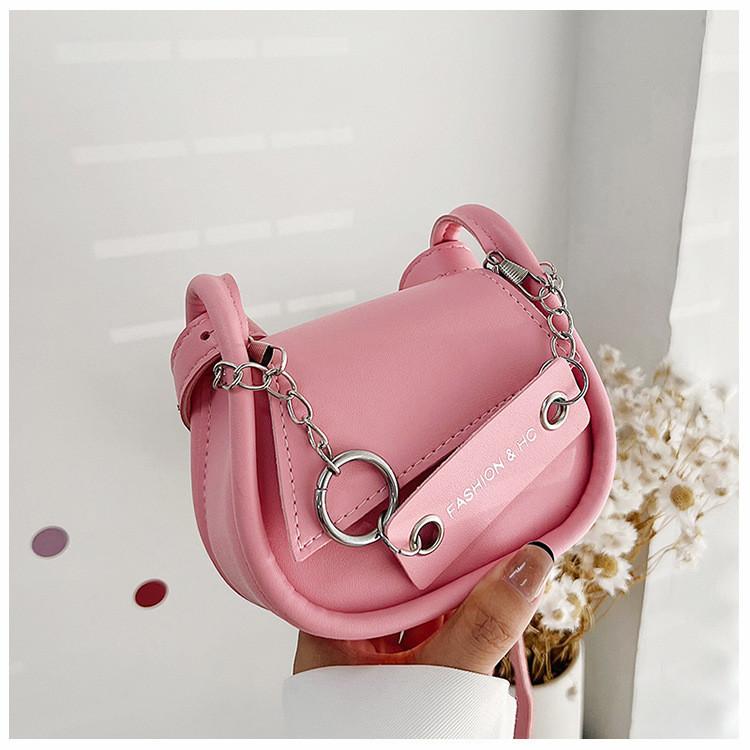 Modische Satteltasche Street Style PU-Leder Kleine Umhängetasche Für Damen 2023 Neu Sommer Lässig Einzelne Umhängetasche