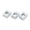 5-50pcs Thin Square Nut M3 M4 M5 M6 M8 Zinc Plated Steel Rectangular Nuts Slider Block for Aluminum Profile Accessory(M3x5x8x2 50pcs)