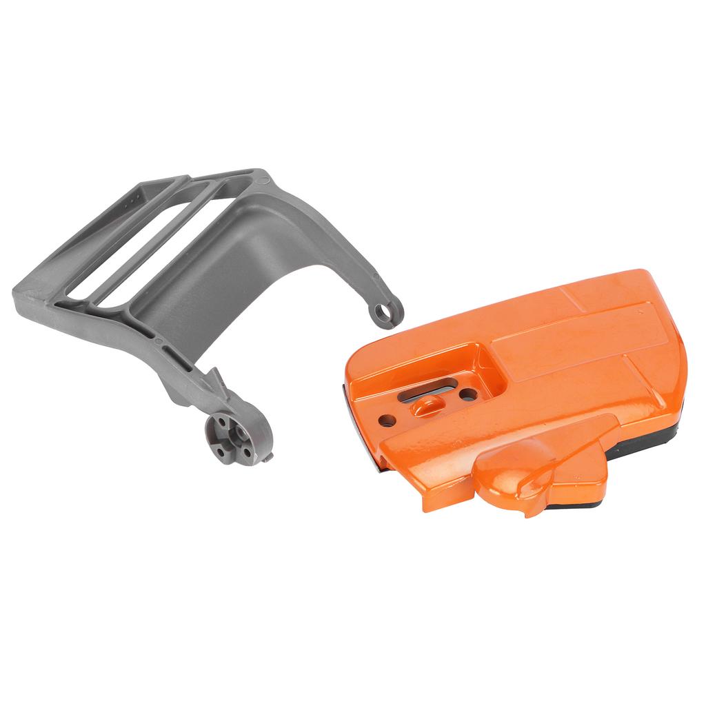 Kettenbremse Seitendeckel Handschutz Passend für Husqvarna 340 345 350 Kettensäge Werkzeugteile