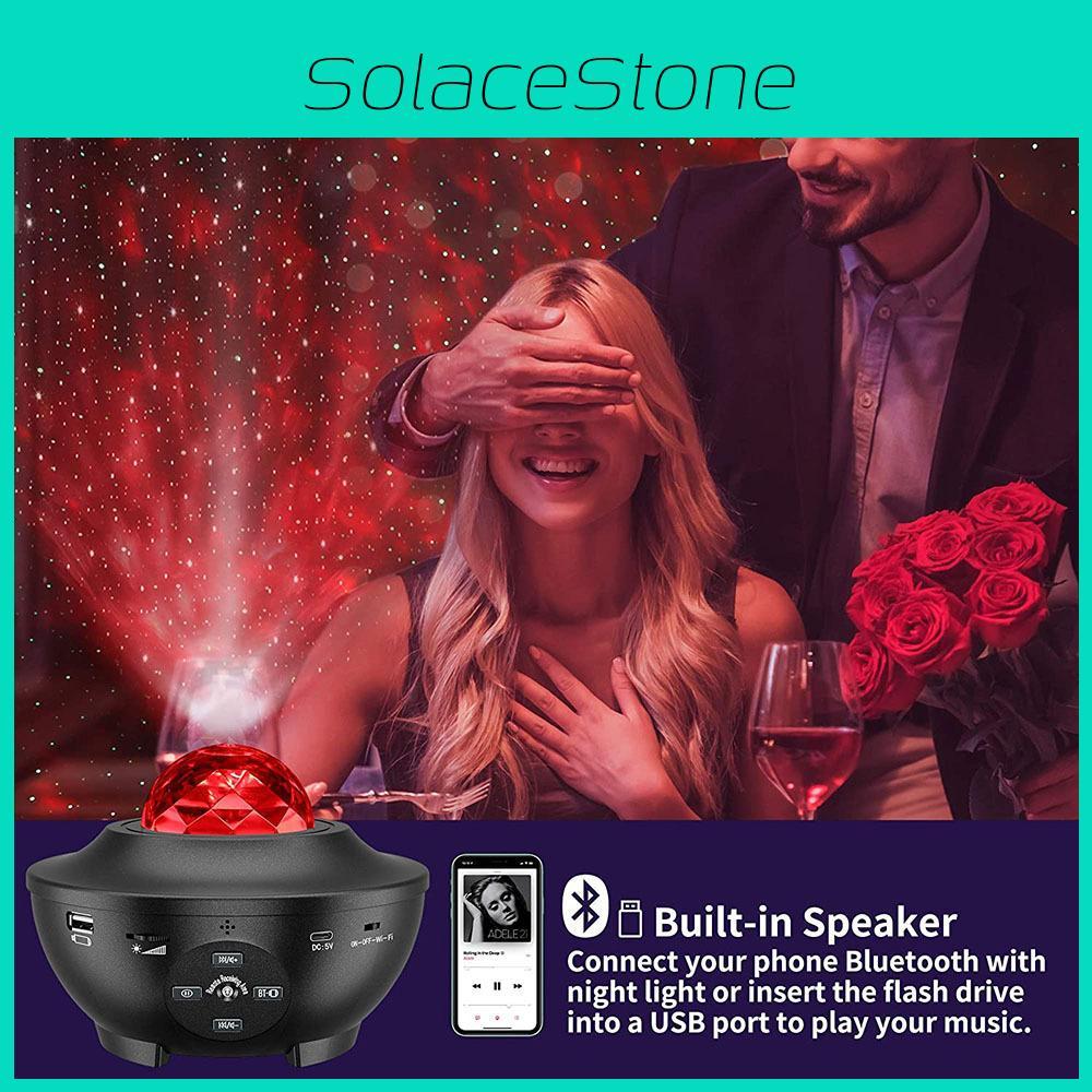 Enchanting Aurora Borealis Projector With Bluetooth Music And Mesmerizing Water Wave Light