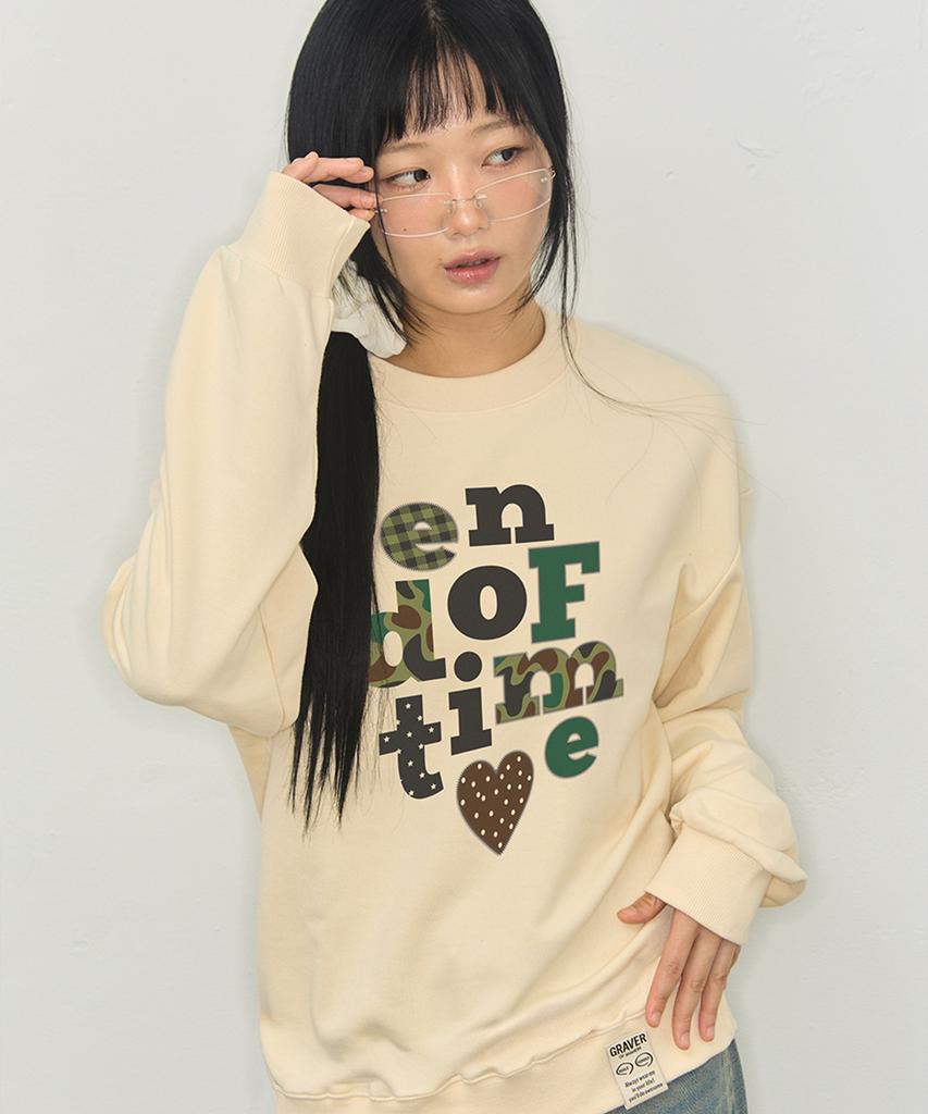 GRAVER [Unisex] End Of Time Logo Sweatshirt_11 Colors