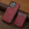 2 in 1 Detachable Magnetic Vertical Cards Solt Wallet Leather Case For iPhone 16 Pro Max 15 Plus 14 13 12 11 SE 2026 For Magsafe