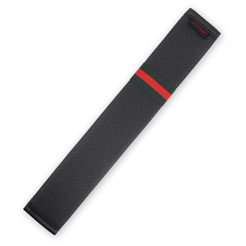 HFY Leather Car Seat Belt Shoulder Pad - Child Safety Decor Accessory