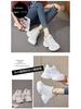 Women's Height-Increasing Dad Sneakers: 8cm Thick Sole, Breathable, Trendy, Casual Sports Shoes for Autumn (A8382)