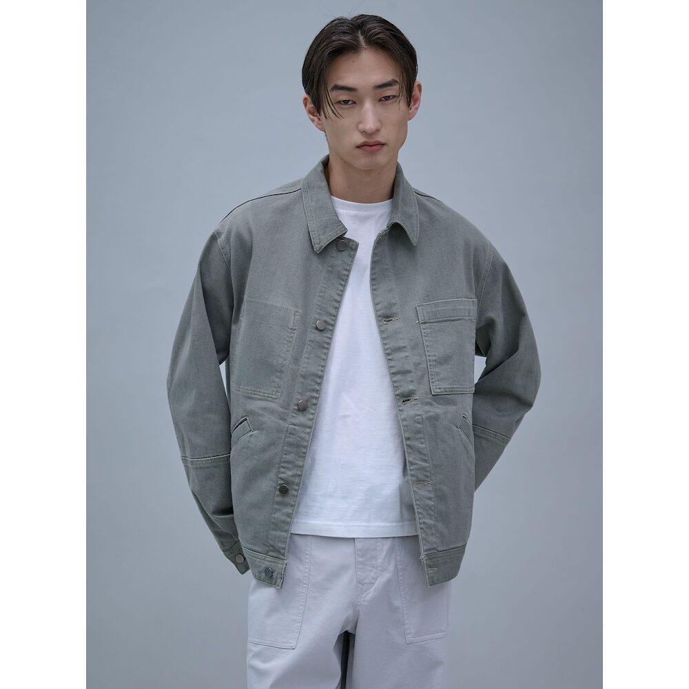 Shift.G Mallet Denim Trucker Jacket Gray