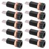 10pcs 4mm Banana Jack Socket Mount Binding Post Connector Adapter Panel for Electronic Instrument